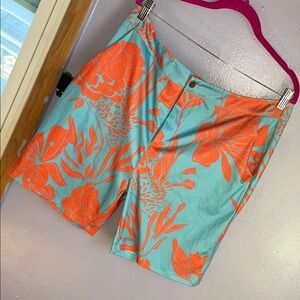 Floral Print Shorts pants set